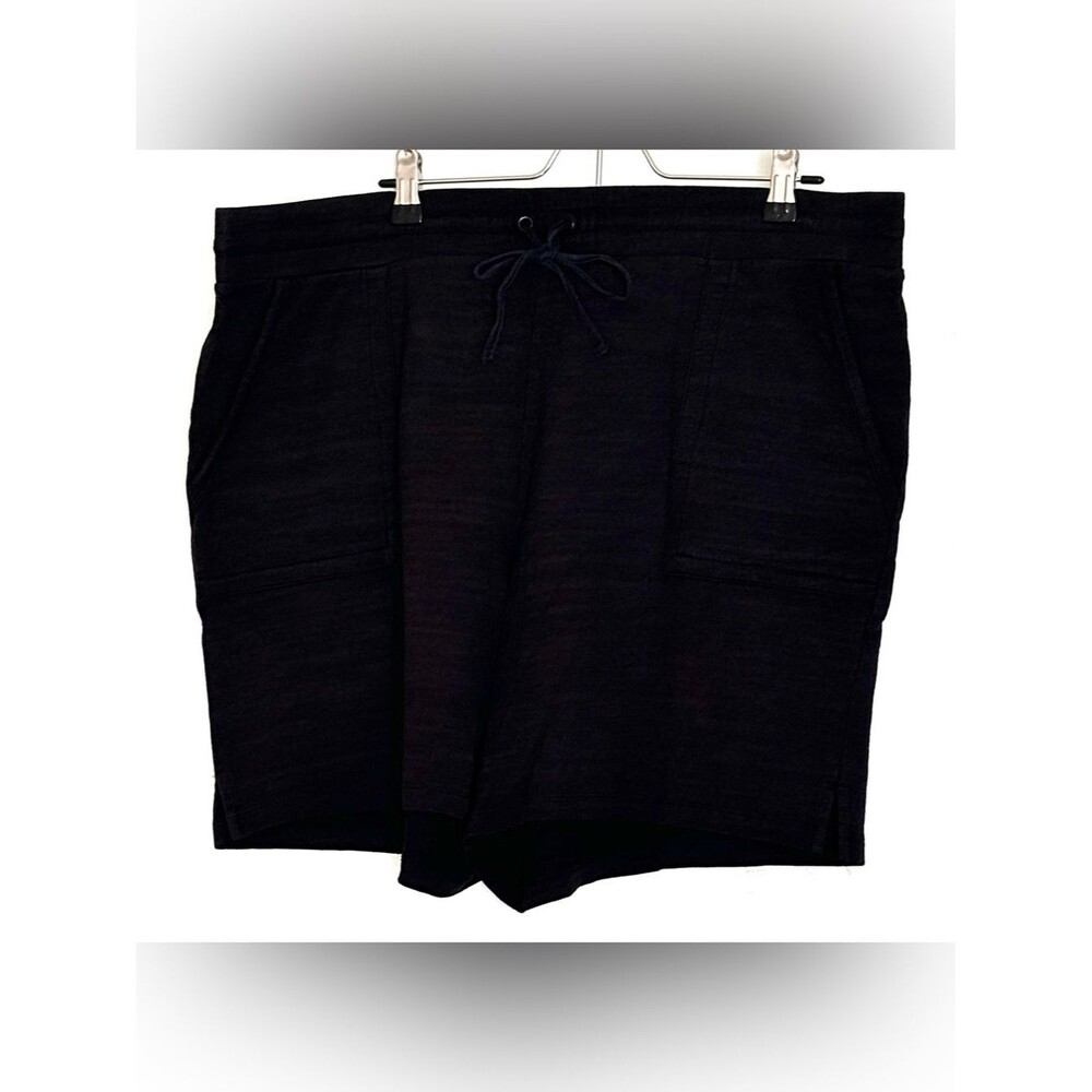 Talbots T by Talbots Modal French Terry Shorts Black Size XL